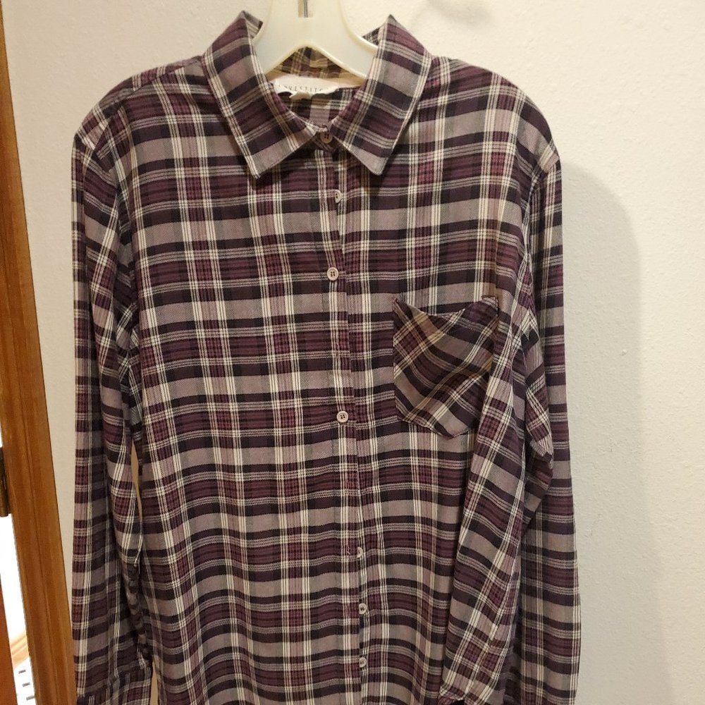 Oversized Plaid Shirt